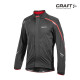 CRAFT Quaft Men's Cycling Jacket Cycling Jersey Rainproof Long Sleeve Jacket Cycling Sports TECH1902915 Black/Bright Red L