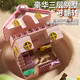 Snaen Magnetic House Children's Toy Park Puzzle Magnetic Doll House 3-6 ans Girls Cadeau d'anniversaire pour enfants