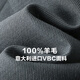 By Creations柏品进口戗驳领双排扣单西服男商务职业正装宴会礼服西装外套上衣 灰绿色 46 (170/88A)