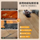 Dongxuan YouPin PVC Wood Grain Segeter Autoadhesivo Autoadhesivo impermeable y de piedra a prueba de humedad Piso de plástico en el hogar Cemento Cemento Piso espesado RESISTENTE 6194- (60x60cmx1.2 mm) Hoja