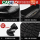卡帝乐鳄鱼（CARTELO）皮鞋男款德比男士休闲商务工装时尚潮流布洛克厚底低帮大头马丁靴 黑色6625 四季款 40 标准皮鞋码