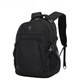 
KuQIDAISHU Backpack for men's new style business student schoolbag simple casual outdoor travel fashion personalized computer bag 9923 black