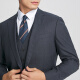 Youngor (Youngor) Suit Men's 295 Sea Tops Tops Wool Plaid Lana pura Pura Soft y cómoda Centro Comercial del mismo estilo Azul Yotn217295 Fiy Top XL 180/100a