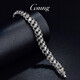 GsunG platinum men's bracelet PT950 faucet bracelet platinum men's bracelet Thai chain is shiny and needs to be customized. Customization of about 80 grams is priced by the gram.