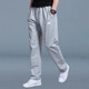 Nike (NIKE) gray men's trousers, autumn and winter straight sports running casual trousers BV2767-063 XL size/150-180Jin Jin equals 0.5kg/180