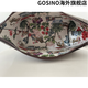 FION clutch bag women's new fashion trend lightweight dinosaur makeup bag toiletry bag Coffee (tiger) 082