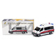 Weiying Tiny164 Hong Kong Police Car Mercedes-Benz Gasto Explosion Processing Clase EOD CARGA 1/64 Modelo de automóvil de aleación 1/76 134 Clase de tratamiento de explosivos (AM9894)