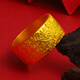 Craftsman gold ring for men and women pure gold 999 ancient style personality grand solid large face domineering wide face new style gift giving face width 1 cm 22g leave a circle number after placing the order and refund the money according to the physical gold