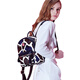 Cassile fashion women's bag European and American animal print backpack women's backpack travel C143042046H4 colorful coffee