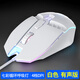 
HP (HP) gaming mouse wired USB silent macro mechanical gaming laptop desktop computer office universal keyboard and mouse set M1 white sound