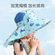 Henkelli Kinder Sonnenschutzhut UV Baby Sonne Sonne Hut Junge Mädchen Sommer Beach Hut Big Bim Blau