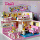 Asamblea de bloques de construcción compatible con la escena callejera de la serie LEGO Kumamoto Modelo de juguetes para adultos Regalos sorpresa de los niños Wangwang Fashion Home [1048pcs]