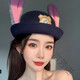 Yan Fangnuo Judy Hat cosplay Rabbit Judy Crazy Animal Headdress Rabbit Police Officer Children's Ear Hat Judy Rabbit 54~57CM Hat