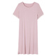 Dilefen Camiseta para mujeres Pajama delgado de manga corta Summer de seda para mujeres para mujeres Modal de gran tamaño de gran tamaño para mujeres Summer de verano XEQ-9249 pasta de frijoles Tamaño L tamaño L Recomendado para usar peso 105-120Jin [Jin equivale a 0.5 kg]