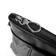 Binli Kangaroo men's handbag business soft leather trendy envelope bag men's casual large capacity clutch bag men's thin model 1909 black small 1909
