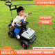 Tong liyou Children's Elektroauto Baby Babybaby Vierräder 1-3 Jahre alte Kinder Fernbedienung Spielzeug Offroad-Auto können Kinderwagen dunkelgrüne elektrische Modell + Fernbedienung + Push Griff + Sonnenschutz nehmen