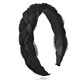 Pretty three-year-old black high-ceiling headband for girls, new style, face-showing, small twist headband, hair bundle, mesh, washable, does not tie hair, brown brown twist, gentle, versatile and comfortable