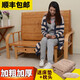 
Foldable sofa bed dual-purpose double single living room multi-function small apartment for household 1.5 meters imitation solid wood bamboo, width 80x long 200 height 32 (dual-purpose extended)