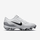 Nike (Nike) Мужские кроссовки для обуви бейсбола, легкий, Alpha Huarache, захватывающий, дышащий, гибкий и универсальный DJ6524 Весенний и летний белый/волк серый/чистый/Blac 10.5