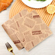 Badger Sandwich Wrapping Paper, Hamburger Mochi Bread, French Fries, Hand Pancake Packaging, Baking Oil-Absorbing Paper, 50 sheets