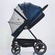 Good kid (GB) stroller GB827GB828GB829 swan gold feather handrail wheel accessories GB826GB828GB827GB829 front wheel left side