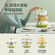 美的（Midea） 煮蛋器蒸蛋器 家用迷你早餐机神器 双层多用电蒸锅智能防干烧 煮鸡蛋 草绿色