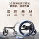 Tiger Bell (HBR) baby walking artifact is lightweight, foldable, two-way, high landscape, sitable and reclining stroller, city stroller, black and white grid