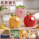 Hennaida hand towel hanging kitchen quick-drying rag bathroom toilet absorbent towel non-shedding chenille hand ball full of peach