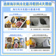 Haier Xiaohonghua 201L single temperature freezer small household small freezer refrigerated or frozen freezer small refrigerator air-cooled frost-free first-level energy efficiency BC/BD-201WGHED national subsidy