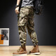 Xuan Mulin American retro work pants men's loose straight pants men's casual pants autumn and winter small feet tying feet Harem pants 679 gray 28
