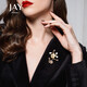 Jay Gongmei Brooch Women's Pin Flower Corsage Accessories Birthday Gift for Elder Mothers and Mother-in-law