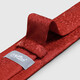Jinlilai men's national style retro koi wedding groom groom best man business formal wear tie 61M7 red