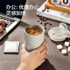 Jingdong-made coffee cup 316 stainless steel thermos cup portable water cup 480ml silver gray