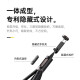 W/P [USA] Selfie stick telescopic tripod pan/tilt anti-shake artifact 360-degree rotation multi-functional outdoor travel mobile phone holder Bluetooth remote control suitable for Huawei Xiaomi wp [1.6m upgraded cold shoe black] integrated concealment丨anti-shake without shaking丨one-button opening and closing