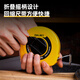 Deli 10m fiber ruler box type playground disc type leather tape measure engineering measurement 10m