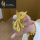 Zhenfeng Yunhuang gold phoenix ring for women new wedding 999 pure gold engagement wedding ring ring as a gift for girlfriend, about 6.15g, more refund or less compensation