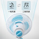 Shui Yueming Plug-in Small Clamp Electric Fan Powerful College Student Dormitory Bedside Wall-Mounted Office Desktop Small Fan Desk Fan Quiet Bass Home Desktop Clamp Fan Office Blue Steel Mesh + 3m Timing Remote Control Cord (Total Length 4.3 Meters) Standable, Hangable, Clampable Multifunctional Shaking Head Fan