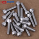 304 stainless steel hexagon socket screws screw extended cylindrical head cup head hexagon socket bolt DIN912 screw M4*12 20 pieces