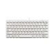Clavier externe ultra fin pour ordinateur portable chocolat 12 pouces 78 touches adapté au clavier d'ordinateur Apple Winds interface USB blanc