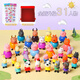 Haoleshuang Kinder Peppa Pig's Toy Player House Auto Set Peggy Pig Family vier Baumwollcharakter Mädchen Little Pig New 31 Charaktere