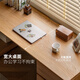 Genji Muyu solid wood desk modern simple bookcase integrated study table oak study home combination desk 1.4 meters combination desk (1400*560*750mm)