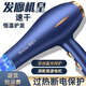 Monica German series hair dryer for home high wind hair salon high power barber shop special negative ion hair care does not hurt hair hot and cold wind silent styling high power powerful quick drying black gold-hair salon style six-piece set