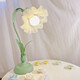 Tiffania Schlafzimmer Nachtleuchte Ins Französische Pastoralstil Internet Promi Blumenschisch Lampe warm romantisches Mädchen Retro Zimmerlampe BTYL6622-1 Drei-Farben Pink