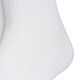 Adidas men and women socks 2025 autumn casual training triple pairs running mid-tube elastic breathable sports socks JC9273 JC9273/white/triple pairs/main recommendation L