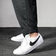 Nike (NIKE) official online store men's pants autumn and winter new velvet warm sports pants running trousers casual loose knitted sweatpants 932254-010/straight M 170/76