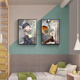 
Little Lulin children's room decoration paintings, little boy's room hanging paintings, cute bubbles, female bedroom bedside paintings, inspirational astronaut murals 13782-Bubble Girl Tempered crystal porcelain-60*80 black frame