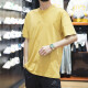 Nike (NIKE) short-sleeved T-shirt for men 2025 summer new half-sleeved sportswear knitted breathable round neck top DO7393-725 pure cotton DO7393-725 yellow XL Recommended weight 150-160Jin [Jin equals 0.5 kg]