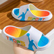Yunluozhe Children's Slippers Boys Summer Home Home Soft Sole Non-Slip Wear-Resistant Children's Baby Indoor Middle and Large Children's Slippers Gradient Color 36-37 (Suitable for Sizes 35-36)