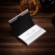 Dänemark Vanlemn Creative Business Car Visitenkartenbox Tragbarer Kartenbeutel Desktop Personalisierte High-End-Visitenkartenhalter kostenlos benutzerdefinierte Logo Khaki