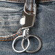 OMD OMD exquisite key chain, waist key chain, personalized, fashionable and portable, stainless steel key chain for men and women, creative and customizable, 3718 press